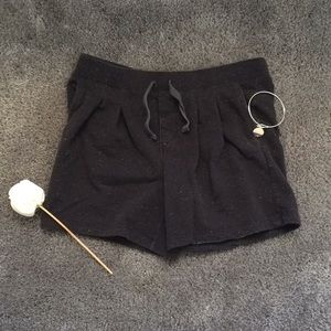 GAP UNISEX BLACK RAINBOW SPECKLED SHORTS FOR KIDS